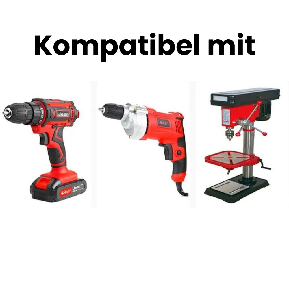 2-Stück Sechskantschaft Entgratwerkzeug für Rohren und Gewindestangen (3 bis 25mm) 6