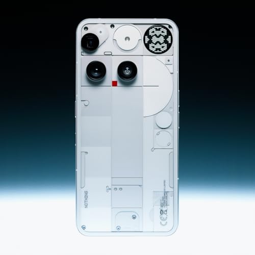 Nothing Phone (3) – Smartphone mit 50 MP Triple-Kamera, 24h Silizium-Kohlenstoff Akku, 6,67" 120Hz AMOLED Display, Glyph Matrix, 16GB + 512GB – Weiß