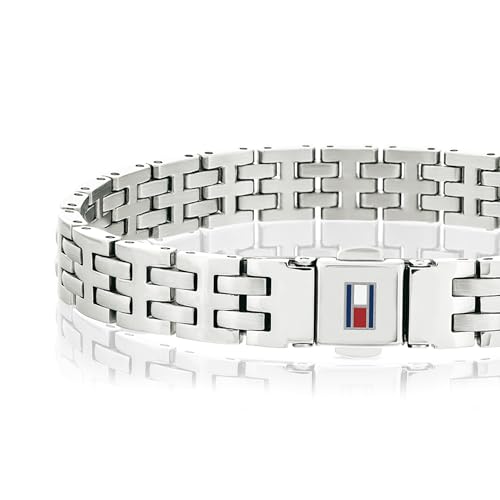Tommy Hilfiger Edelstahl-Armband für Herren mit der Ikonischen Flagge