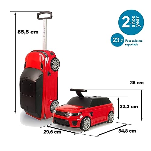 FEBER 2-in-1 'Range Rover' Kinderkoffer für Reisen und Kinderwagen: von 2 bis 6 Jahren