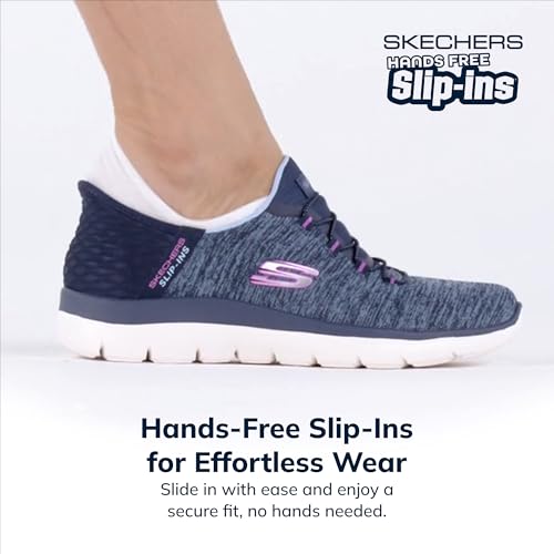 Skechers 'Summits Dazzling Haze' Slip-Ins Women's Sneakers (Navy)