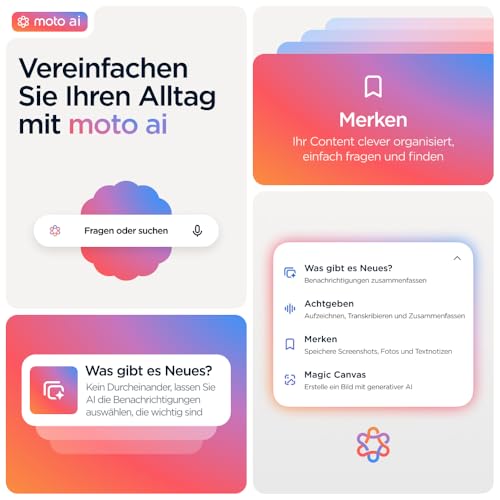 Motorola Edge 60 Fusion Smartphone (8GB RAM, 256 storage) incl. protective cover + phone holder