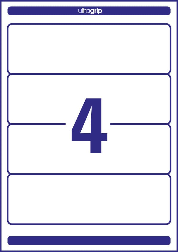 AVERY Zweckform (L4761-25) Ordnerrücken Etiketten (61x192mm) mit Ultragrip: Selbstklebend, 30 Blatt