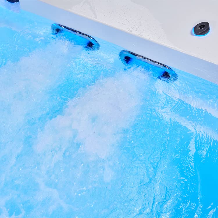 AWT AQART Design-SwimSpa für 4 Personen: Exklusive Whirlpool-Pool-Kombination