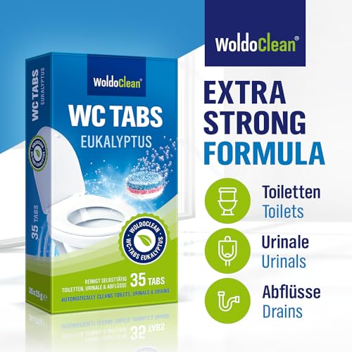 WC-Tabs 'Eukalyptus' 3-Phasen Kraftformel | 35 Frische-Tabs a 25g