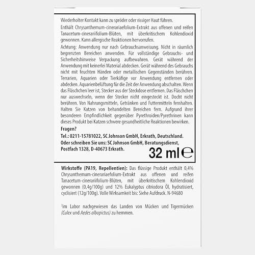 Raid Essentials Mücken-Stecker Nachfüller: 3x Schutz für je 45 Nächte