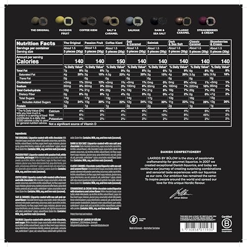 LAKRIDS by BÜLOW Selection Box (350g): Pralinen-Geschenk mit Dänischen Gourmet Lakritz-Kugeln