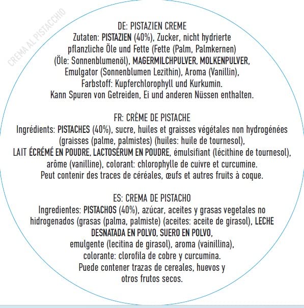 Brontedolci Pistaziencreme süß mit 40% Pistazien aus Sizilien-Ätna (2x 190g)