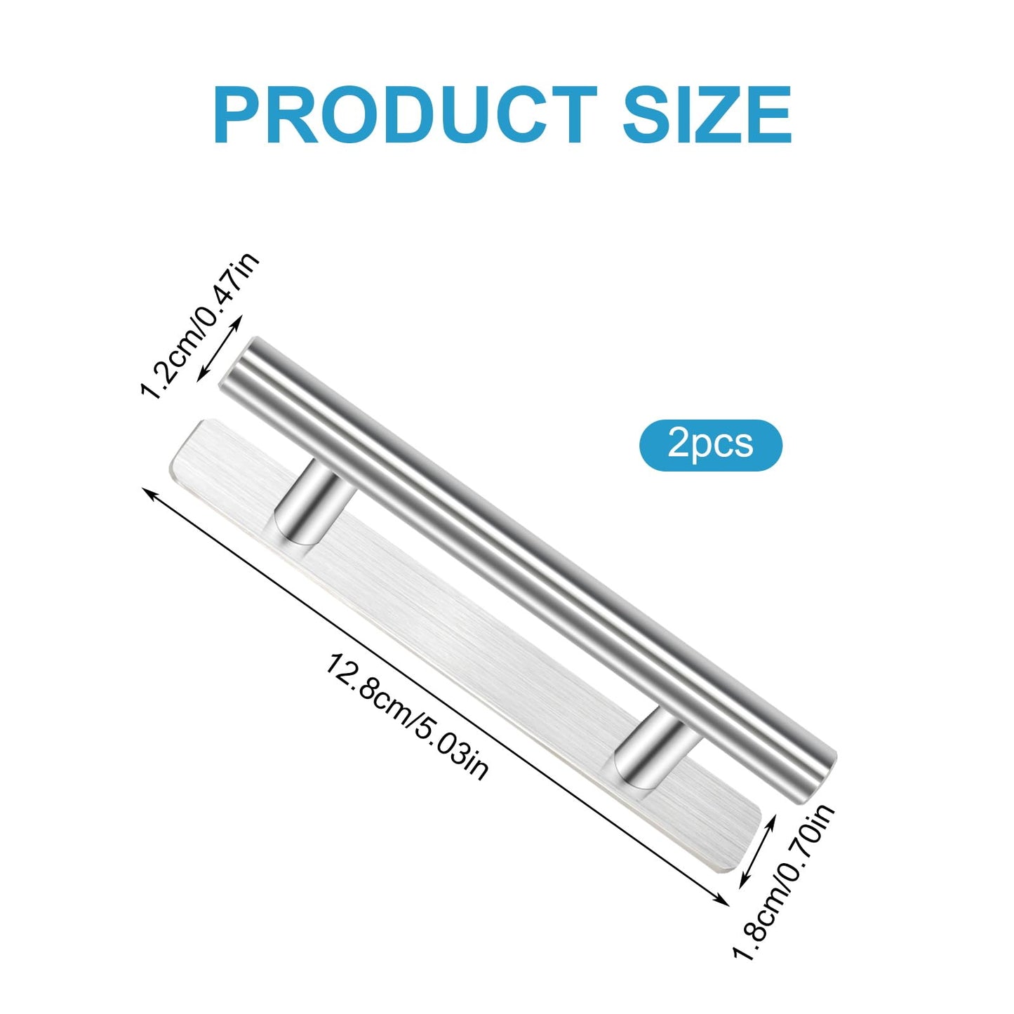 AOROPS Selbstklebende Türgriffe | Stilvolle & praktische Lösung ohne Bohren