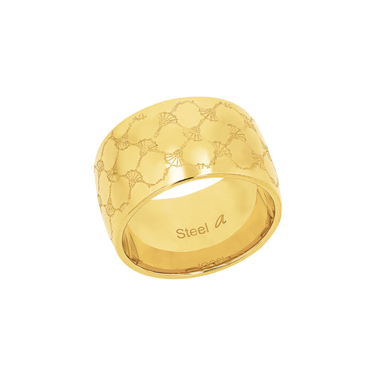 JOOP! Edelstahl Damenring inkl. Geschenk Box in Farbe: Gold