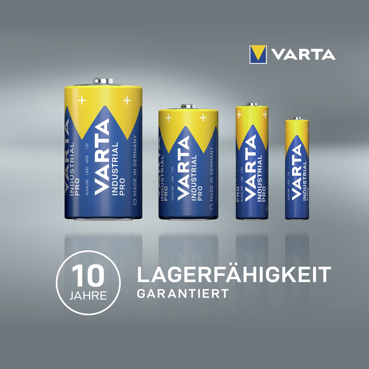 Varta Micro AAA Alkalibatterien, 40 Stück Vorratspack, 10 Jahre Haltbarkeit