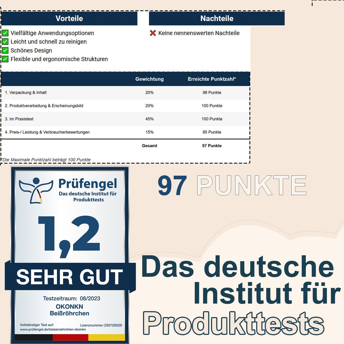 OKONKN Beißröhrchen (6 Stück): Zahnungshilfe aus Silikon - BPA-frei & kühlbar