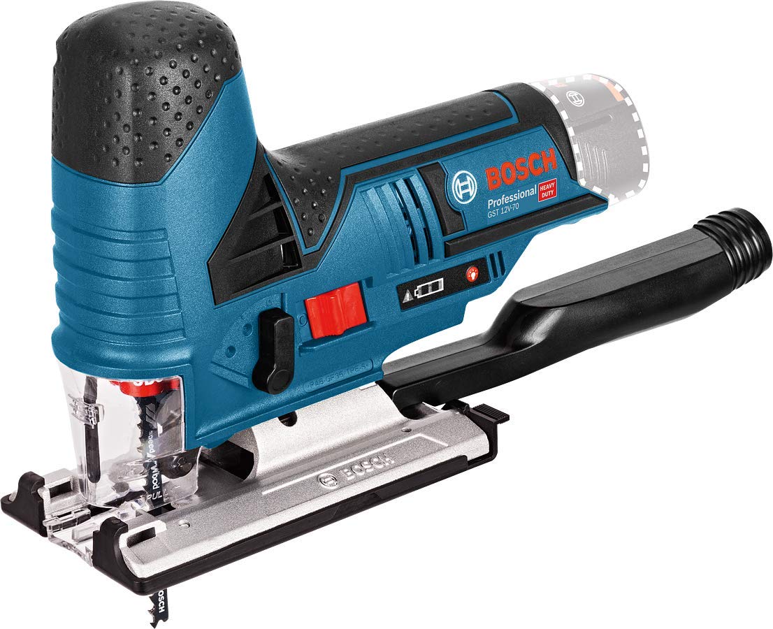 Bosch Professional Akku-Stichsäge GST 12V-70 inkl. 2 Sägeblätter ohne Akku und Ladegerät