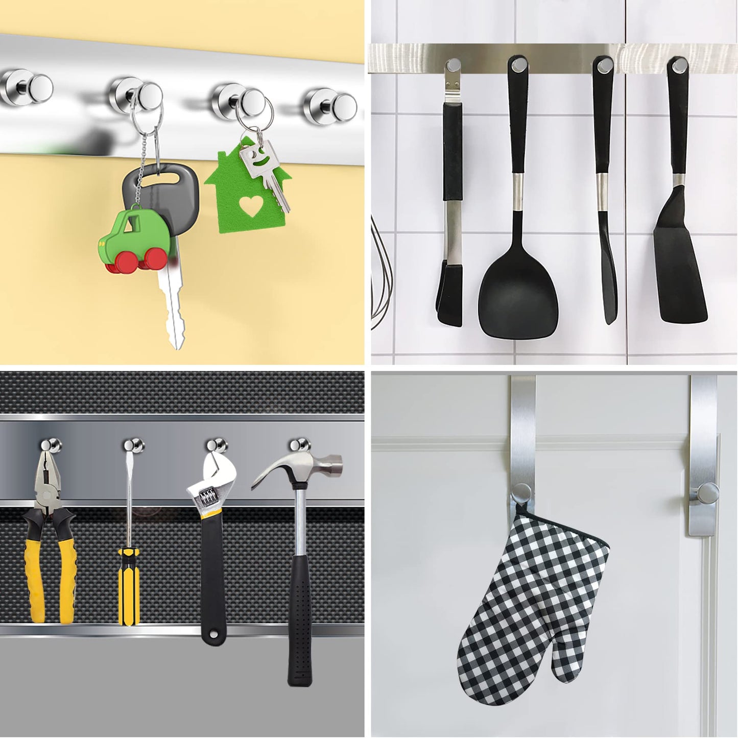 Starke Mehrzweck-Magneten (18 Stück) für Whiteboard, Pinnwand, Kühlschrank