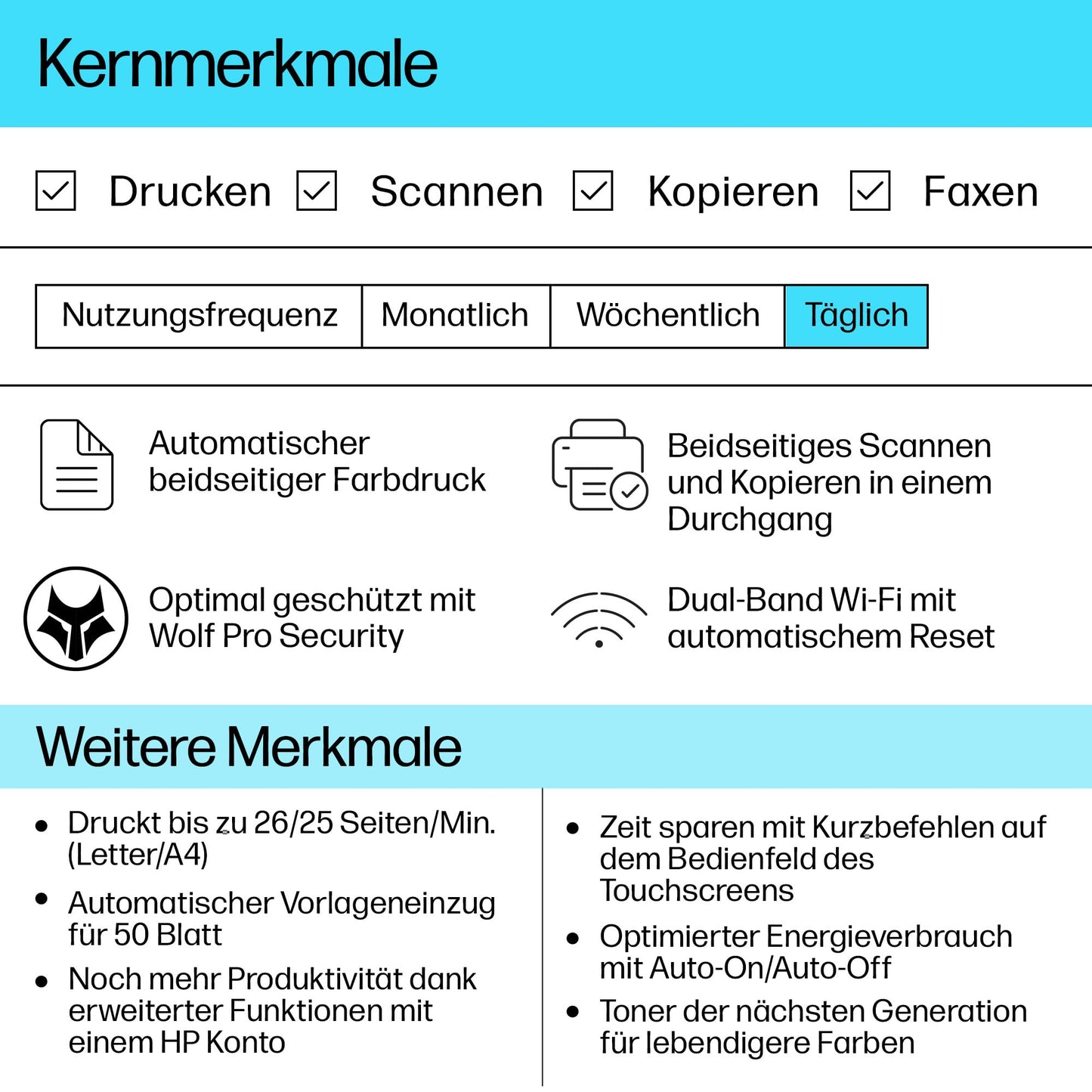 HP Color LaserJet Pro 4202dw | A4 color laser printer | WiFi | Duplex | TerraJet toner