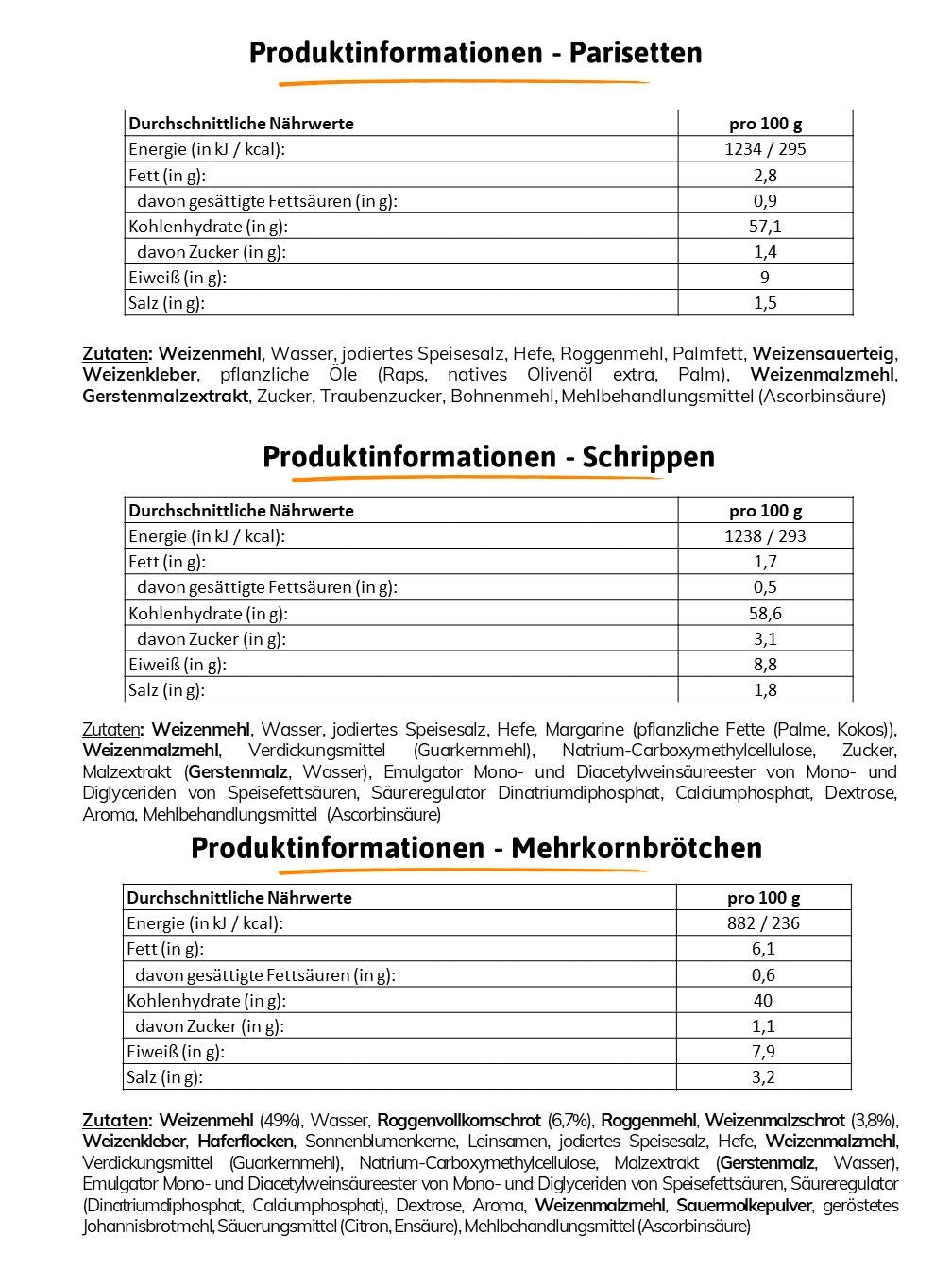 Vestakorn frische 9er-Handwerksbrötchen Auswahl: Selbst aufbacken in 6 Minuten