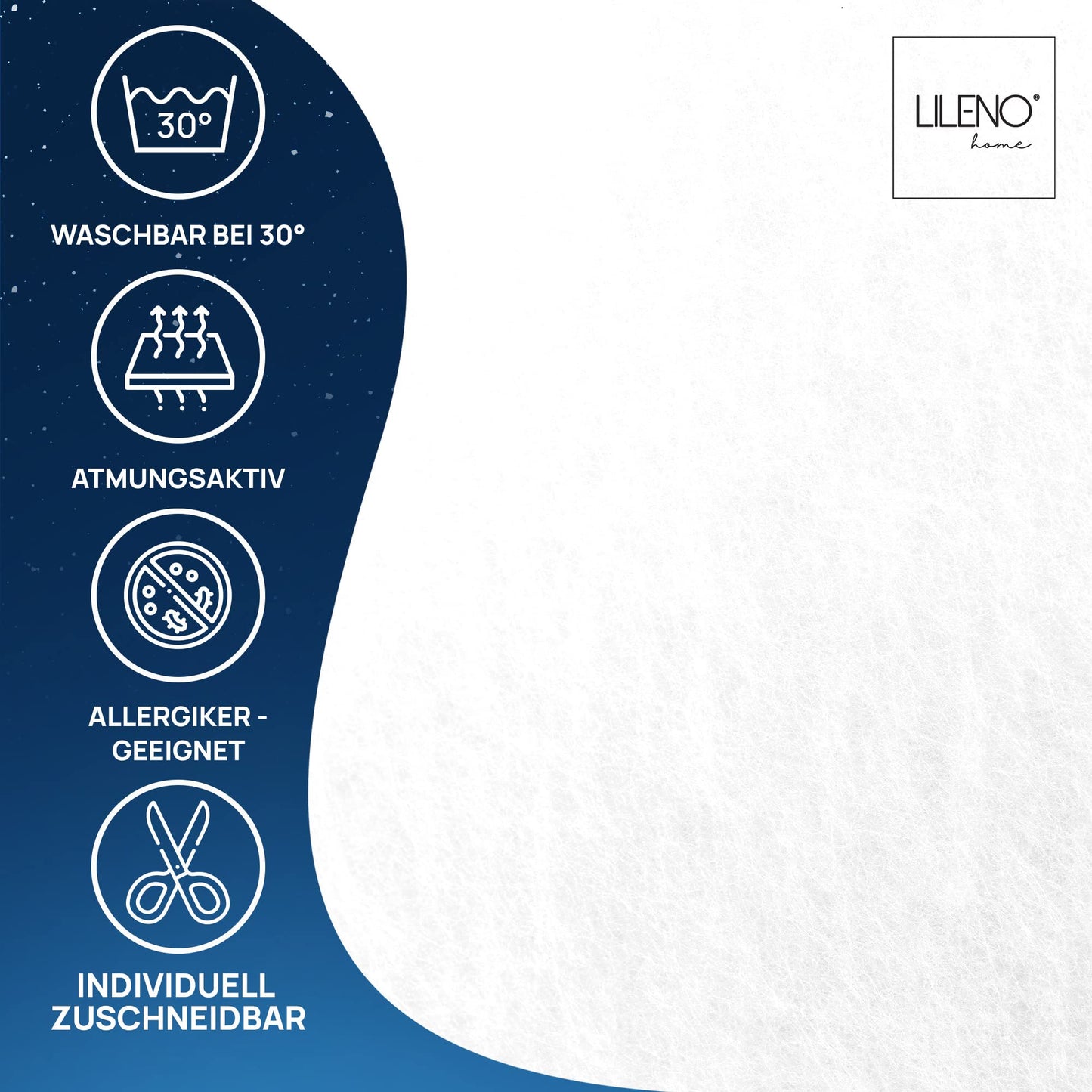 LILENO HOME Matratzen Anti-Rutsch Matte für Lattenrost: Dünne Unterlage für Matratze, Waschbar