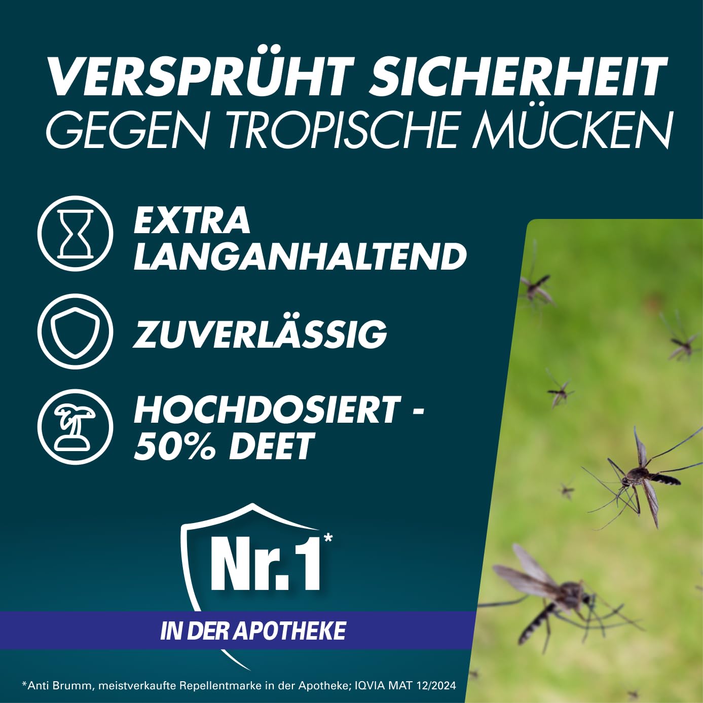 ANTI BRUMM Ultra Tropical Insektenspray (75ml): Starker Schutz gegen Mücken & Zecken
