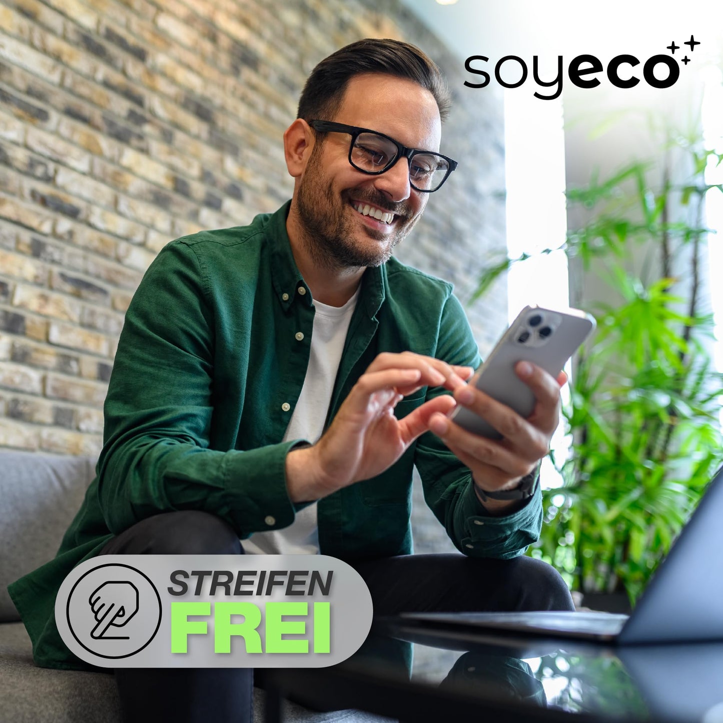 Bildschirmreinigungsspray (500ml) & 3x Mikrofasertuch: Reinigungsflüssigkeit für Smartphones, TVs, Monitore