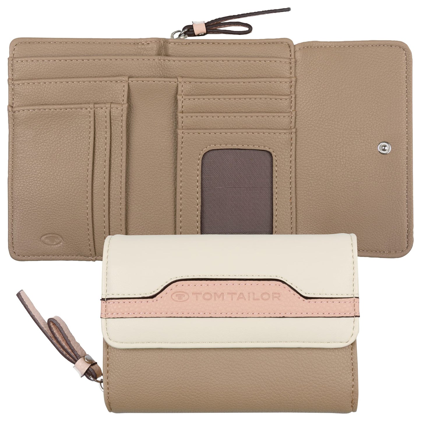 TOM TAILOR Geldbörse 'Jule' mit Reißverschluss: Stylisch organisiert im Alltag