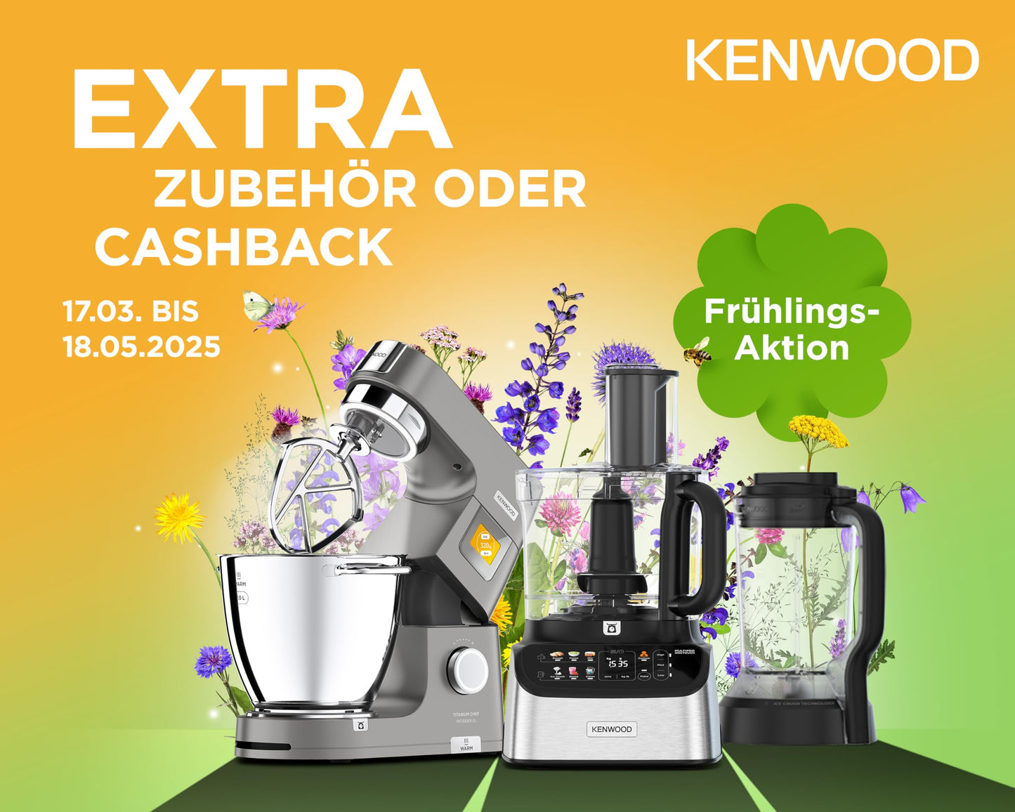 Kenwood 2-in-1 Kompakt MultiPro OneTouch (FDM73.480SS): Integrierte Waage, 1000W (Silber)