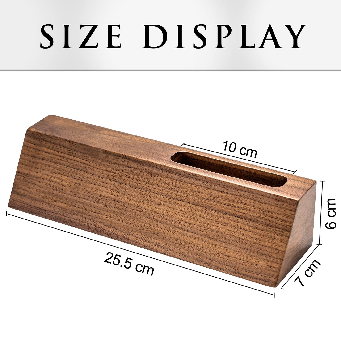 Schreibtisch Business-Namensschild mit Kartenhalter: Personalisierbares Geschenk