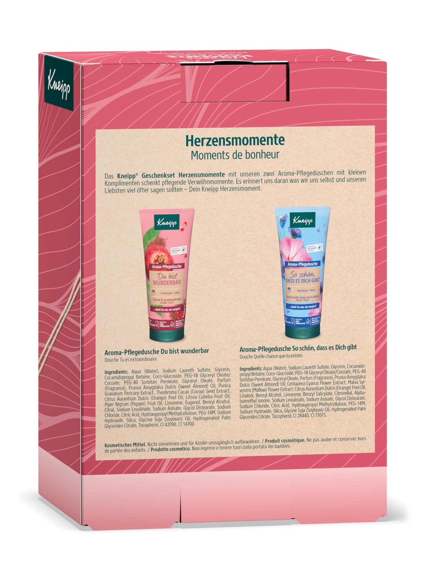 Kneipp Herzensmomente Geschenkset | 2 Aroma-Pflegeduschen