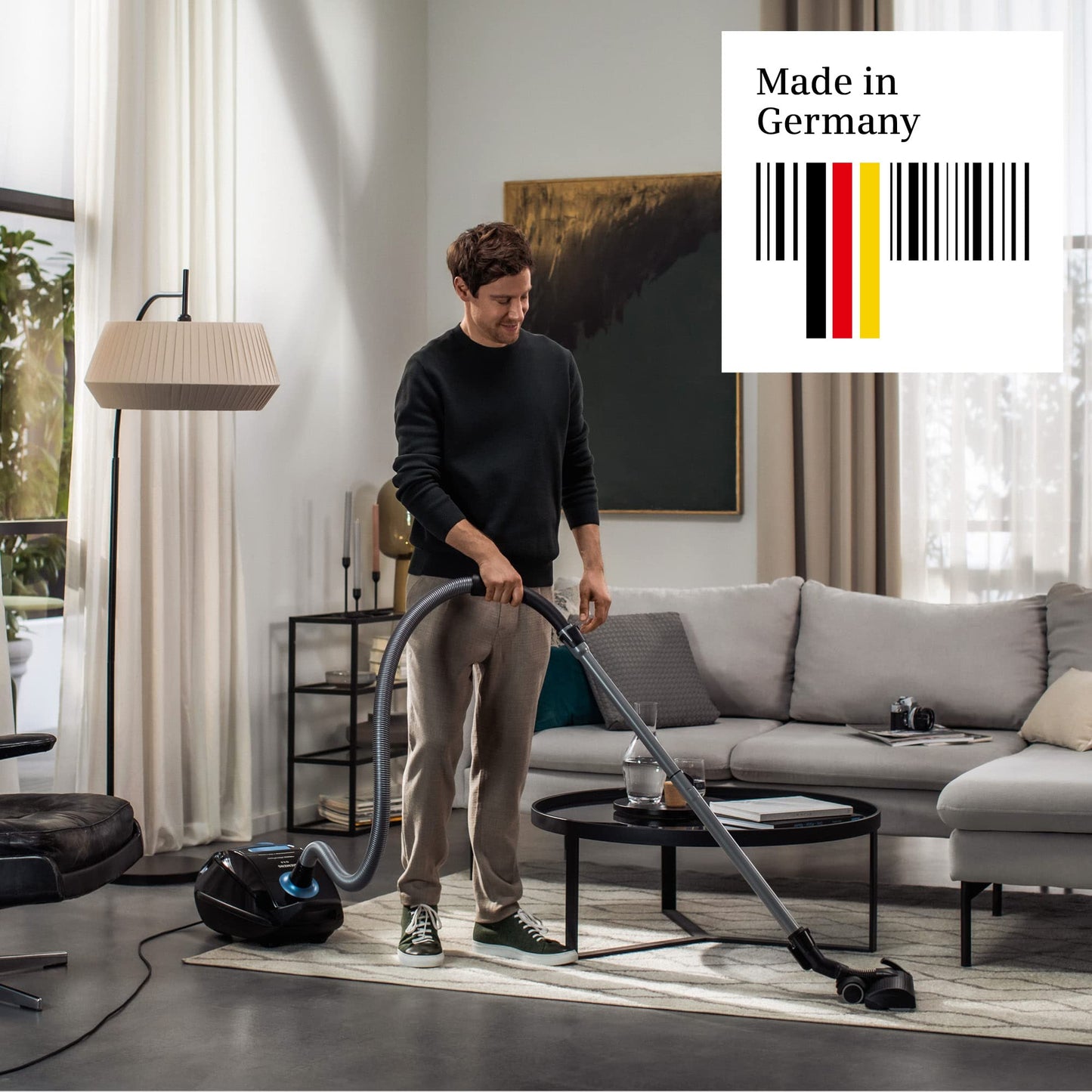 Siemens Staubsauger VSQ5X1230 (Q5.0) mit Beutel: 850W, Extreme Leise, Hygiene-Filter