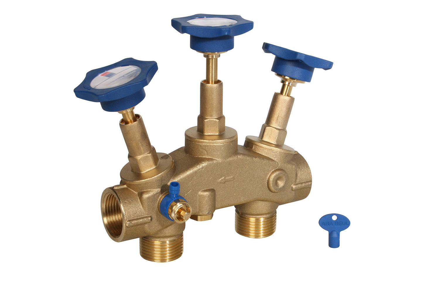 Aqmos Wasserenthärthärtungsanlage (R2D2-72) mit Anschluss-Set und Montageblock: Antikalkanlage