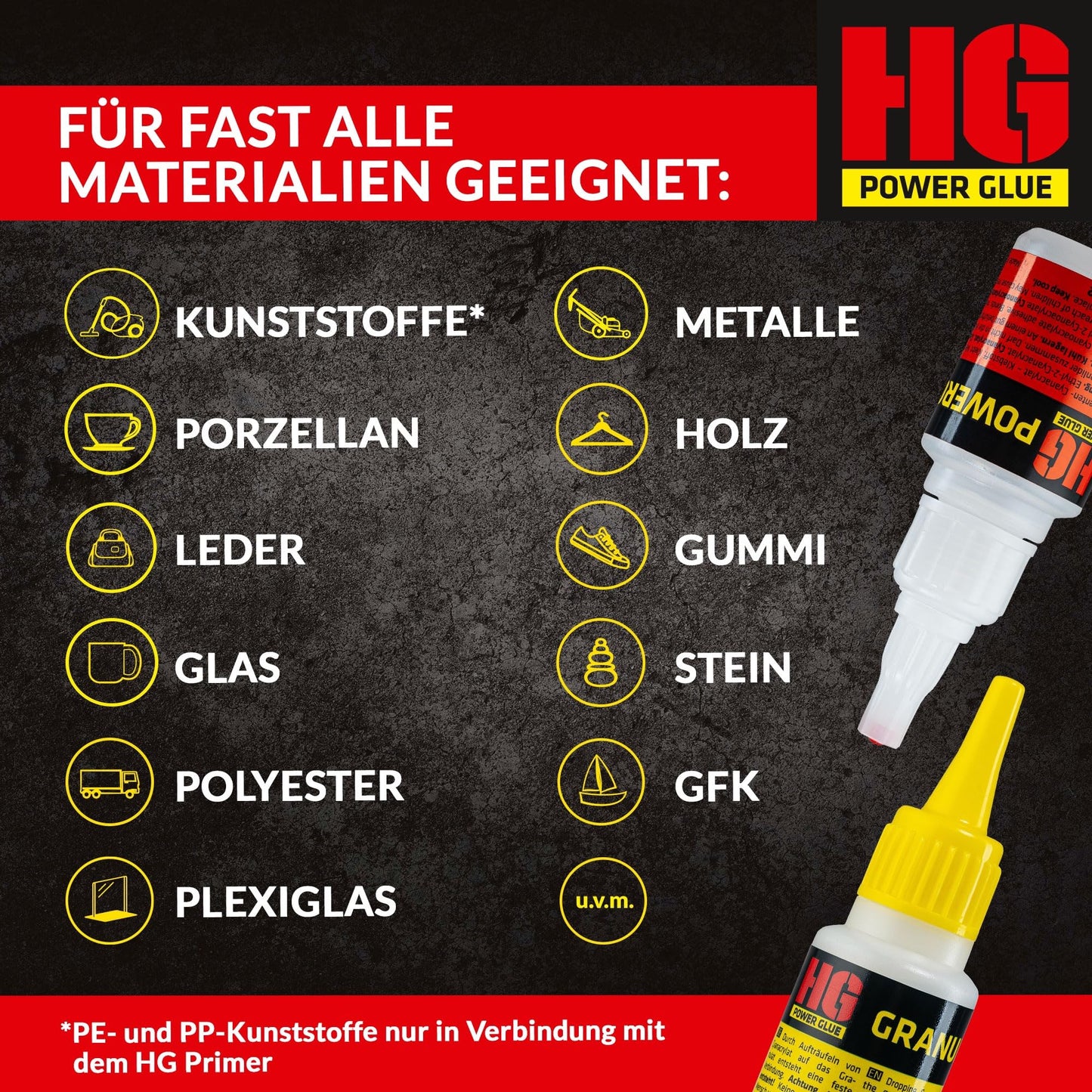 Weld from the bottle Superglue by HG Power Glue-MINIS | Extra Strong