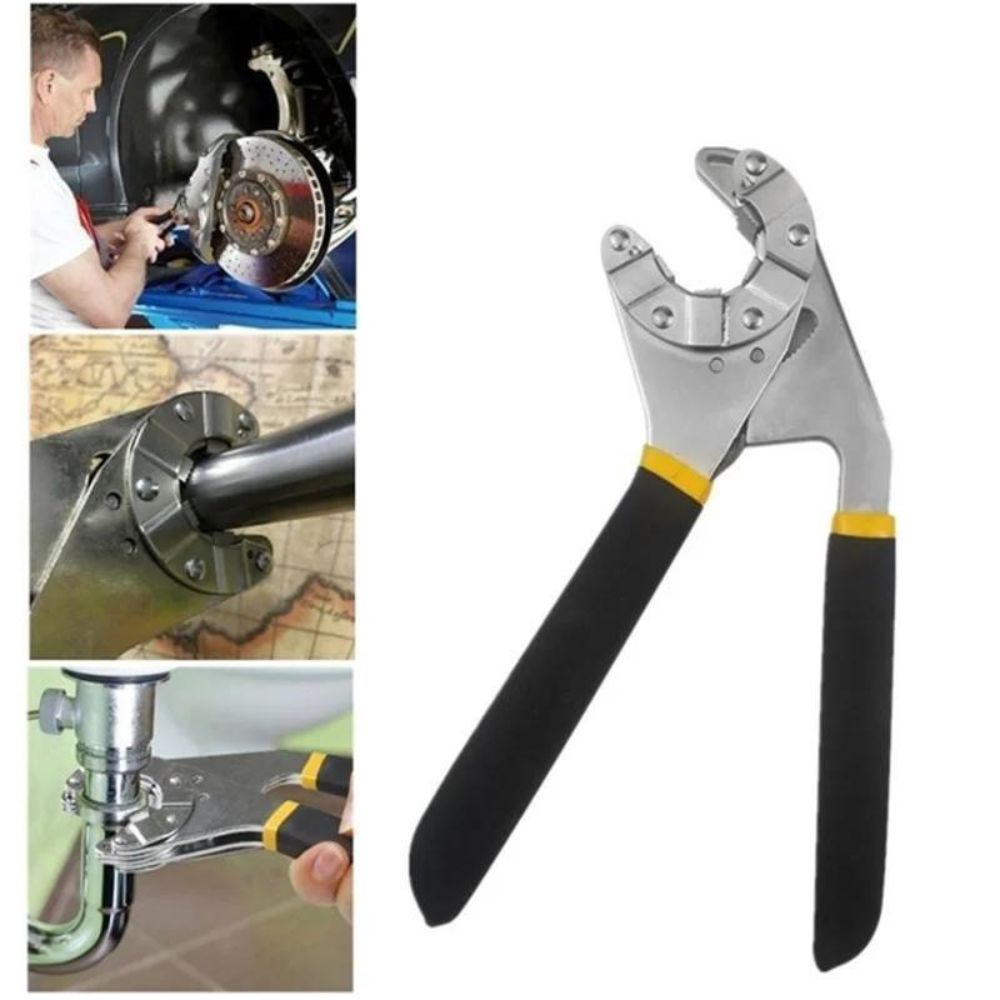 8-Zoll Multifunktionale Universalschlüssel aus Karbonstahl | Verstellbar 4