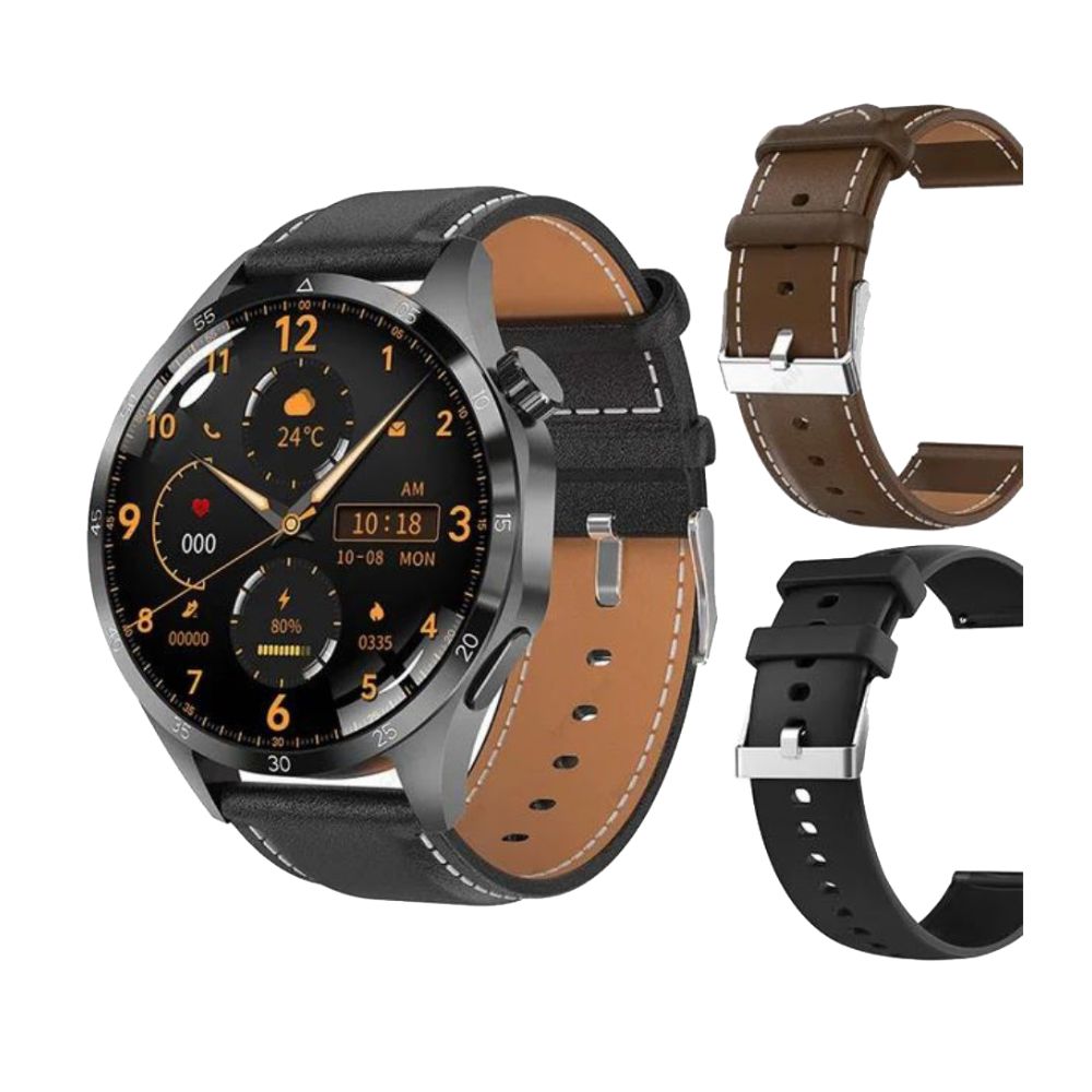 Watch GT4 Pro + Plus NFC Smartwatch: Amoled HD Display | Blutzuckerüberwachung, BT-Anruf, IP68 Wasserdicht (Upgrade Version 2024)8