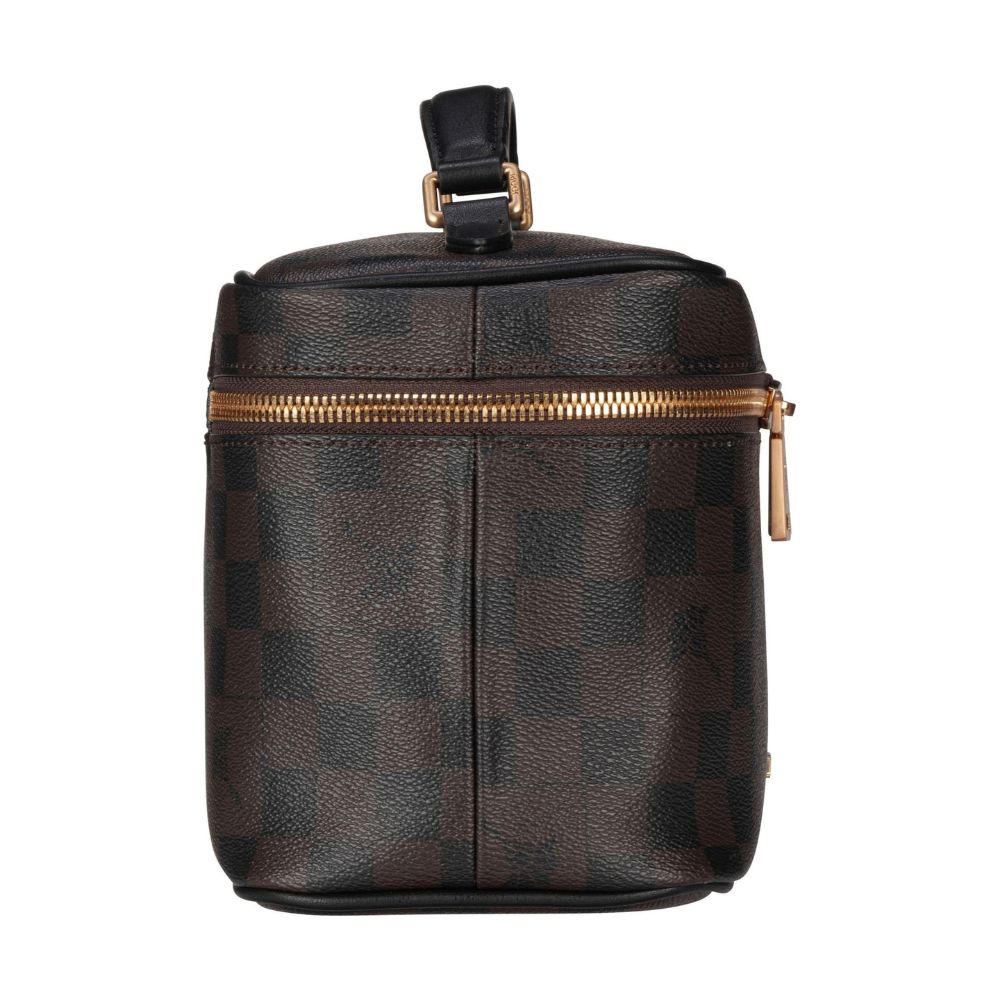 JOOP! 'Cortina Piazza' Kulturbeutel in Dunkelbraun mit herausnehmbarer Spiegel