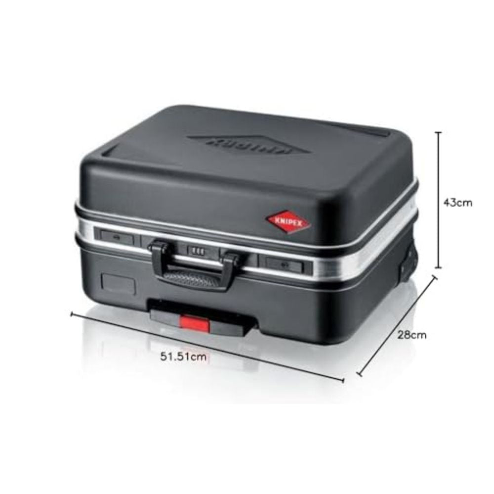 KNIPEX 'BIG Basic Move' Werkzeugkoffer (33 Liter) mit Teleskopgriff & Rollen