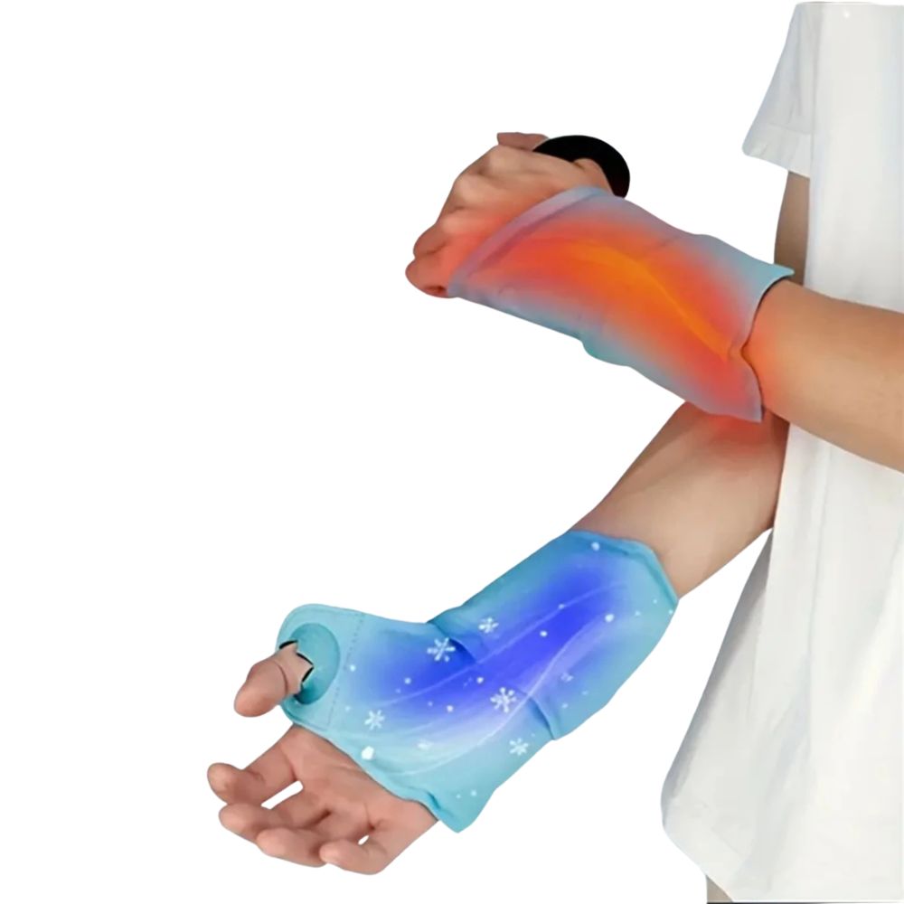 Kühlbandage für Karpaltunnelsyndrom | Kältetherapie für Handgelenk & Schmerzen, Gel-Kühlpad