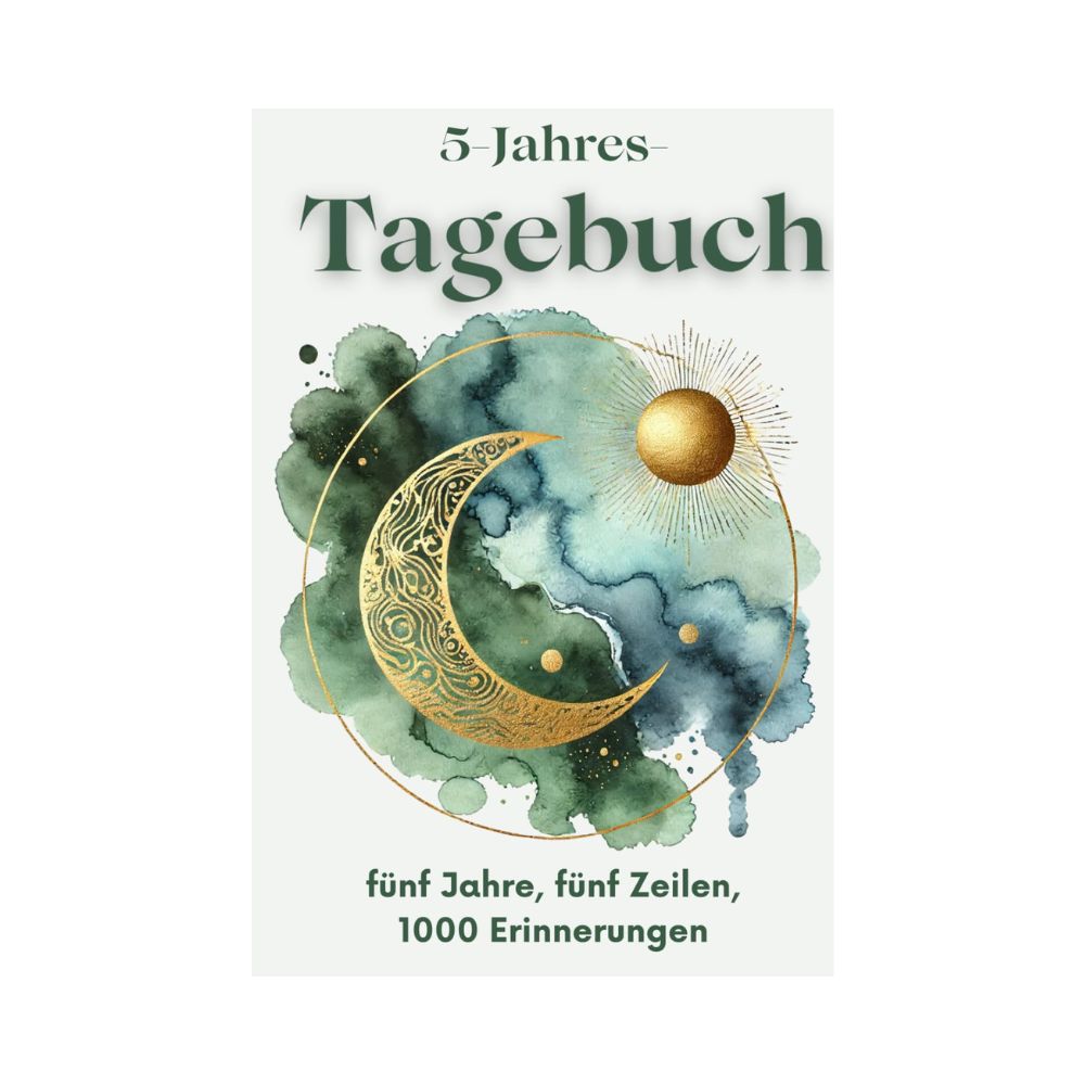 5-Jahres-Tagebuch: Setze deinen Fokus selbst! Reflexion, Dankbarkeit, persönliche Erfolge