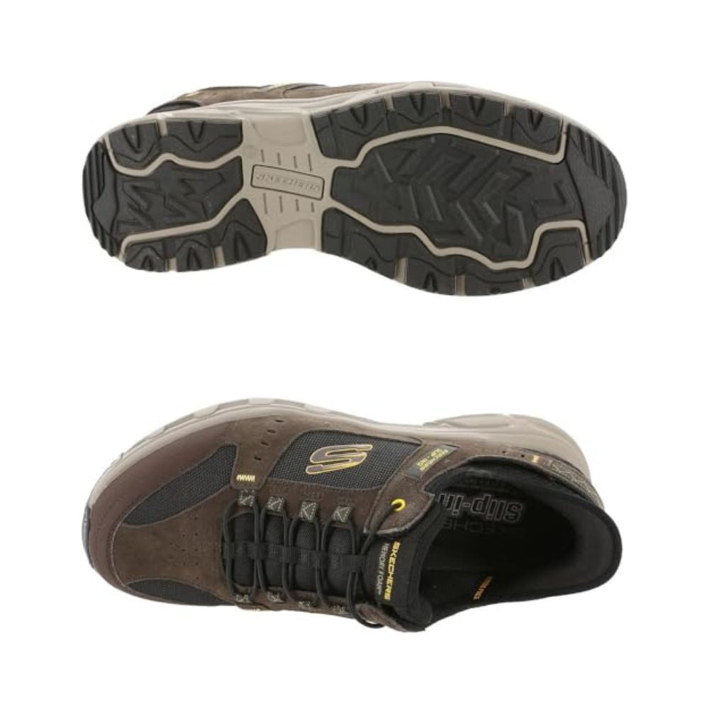 Skechers 'Oak Canyon Consistent Winner' Slip-Ins Men's Sneakers (Brown)