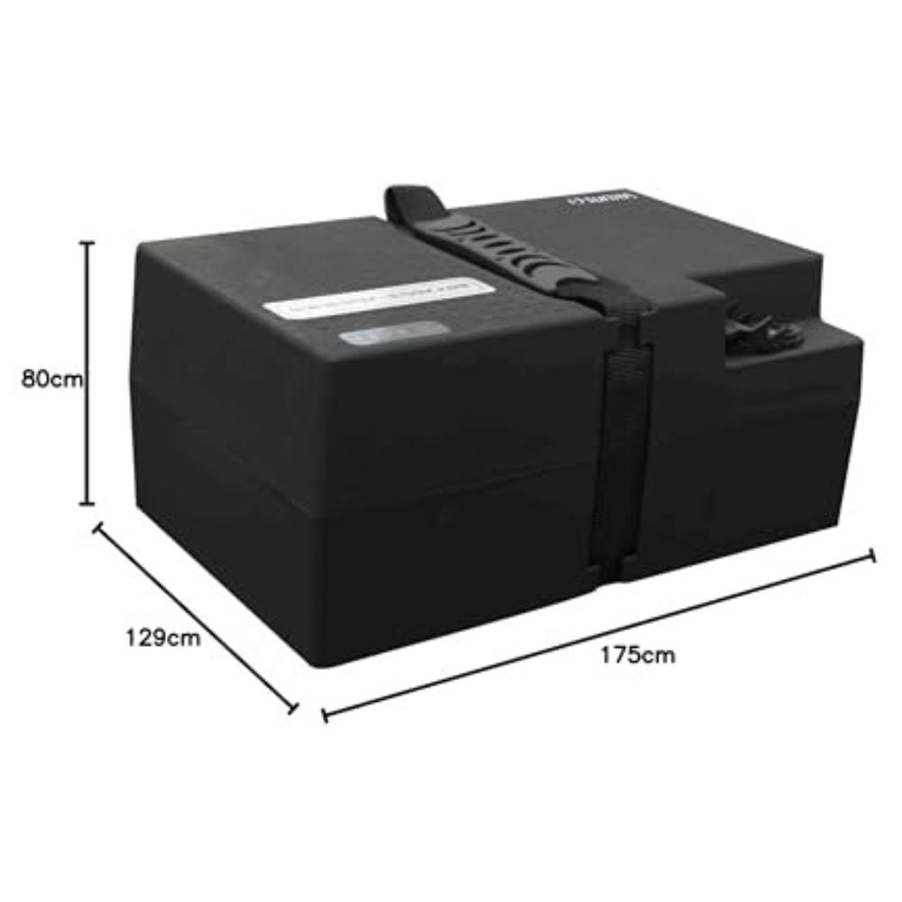 ROBO-S E-Roller mit Straßenzulassung: 80km/h, 4000W, Lithium-Akku, APP (Schwarz)