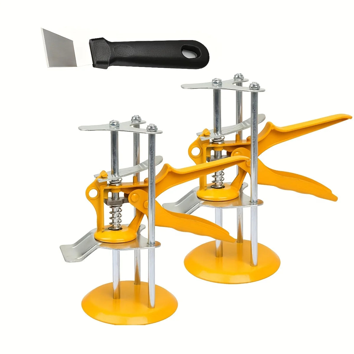 2-Stück Handwerkzeugheber | Arbeitsersparnis durch Arm-Handwerkzeug mit Skala: Ideal für Türen, Fenster und Schränke2