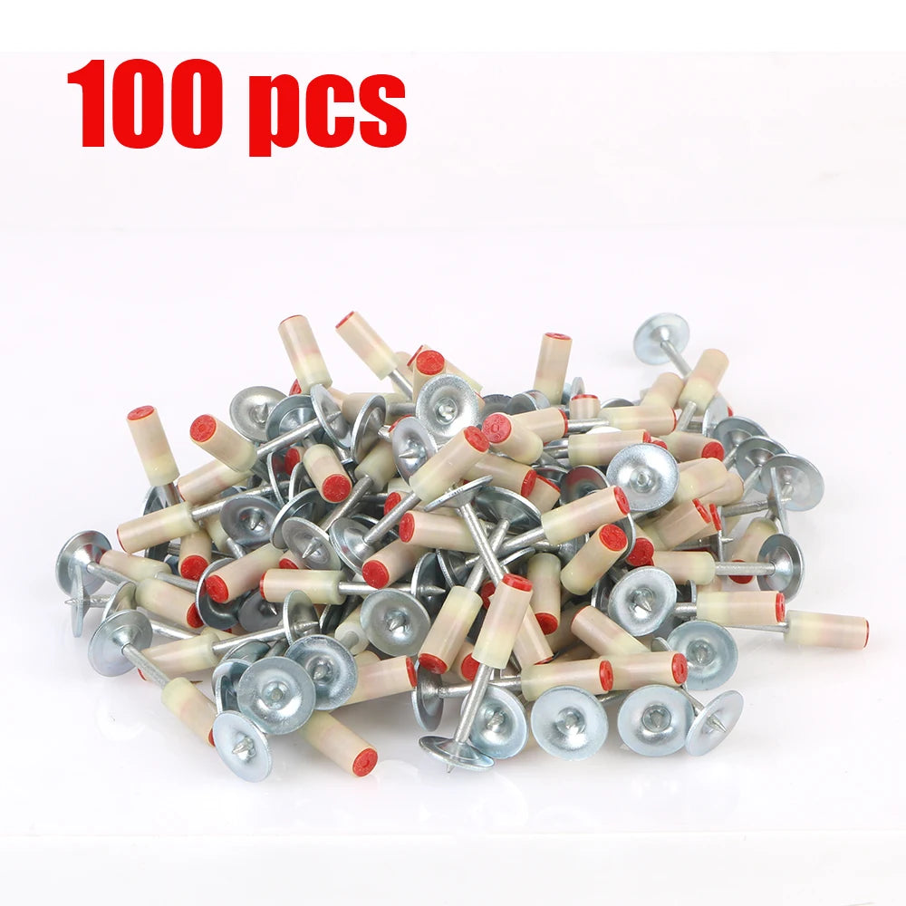 Mini Nagelpistolen-Set aus Stahl mit rutschfesten Gummigriff