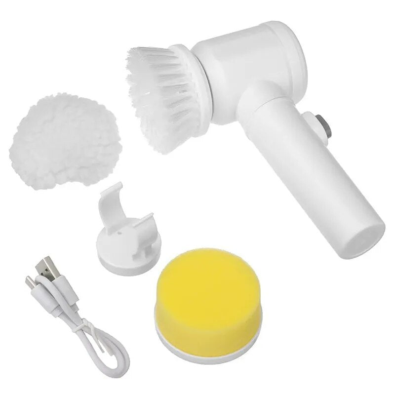 Kabellose elektrische Reinigungsbürste mit 3 Bürstenköpfen5