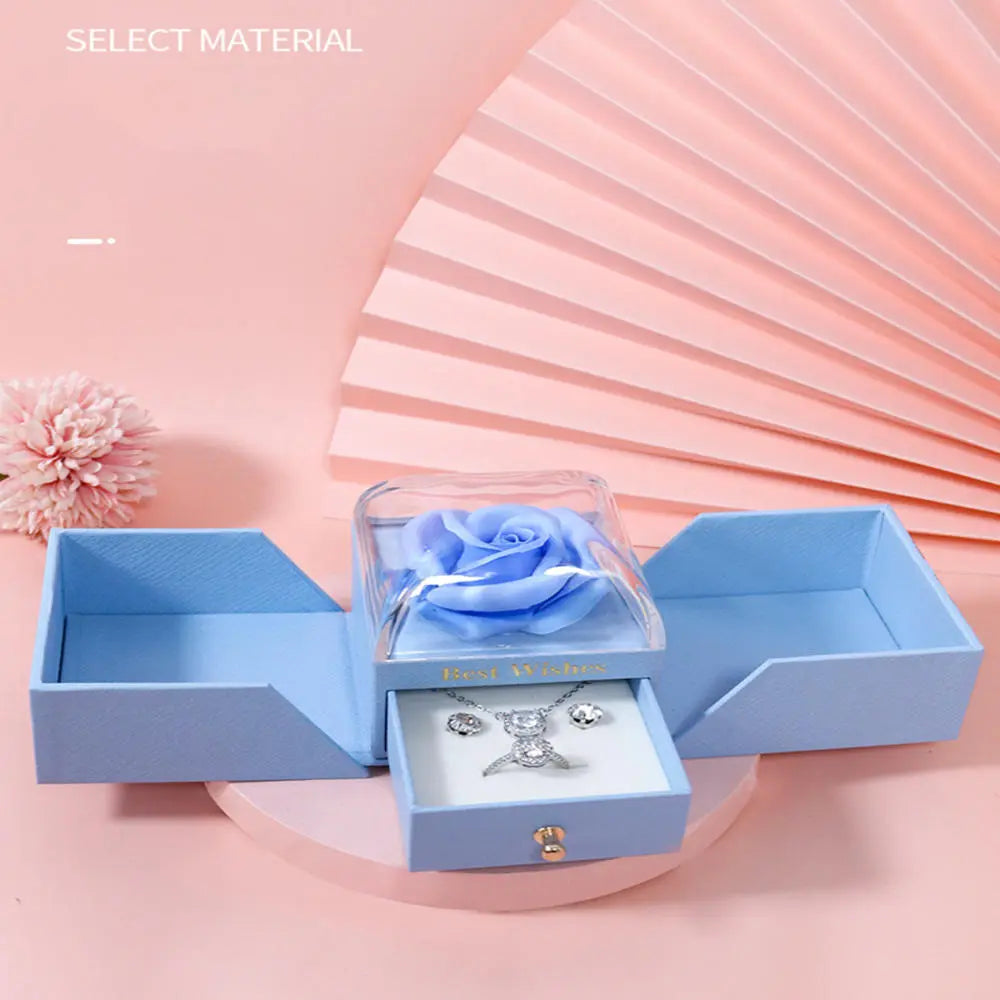 Elegante Rosen-Schmuck Geschenkbox | Perfekte Liebesüberraschung4
