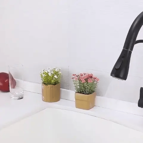 Dual-Wasserhahn mit Filteranschlussoption | 360° drehbar, herausziehbarer 3-Weg Sprüher (Preview GIF)