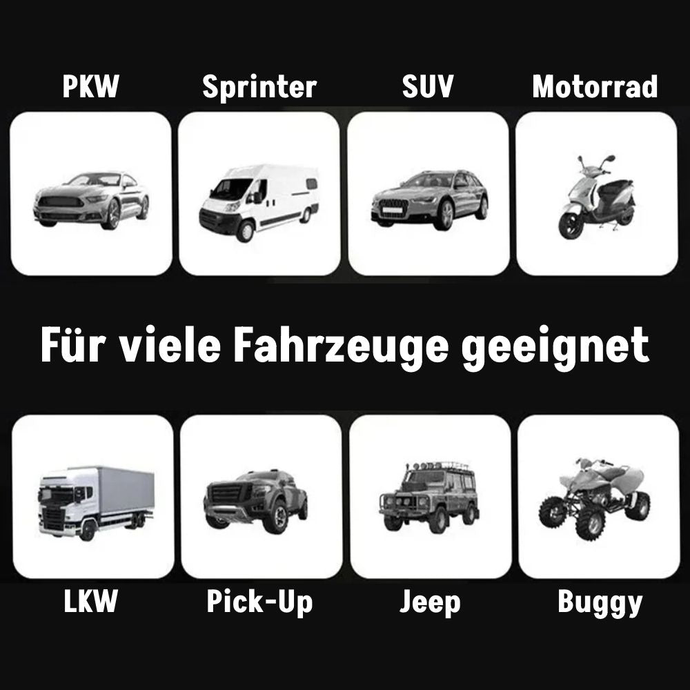 2000A Starthilfegerät (12V) mit Powerbank für Benzin- & Dieselfahrzeuge - Tragbar, Kompakt