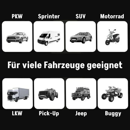 2000A Starthilfegerät (12V) mit Powerbank für Benzin- & Dieselfahrzeuge - Tragbar, Kompakt