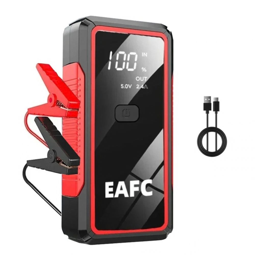 2000A Starthilfegerät (12V) mit Powerbank für Benzin- & Dieselfahrzeuge - Tragbar, Kompakt