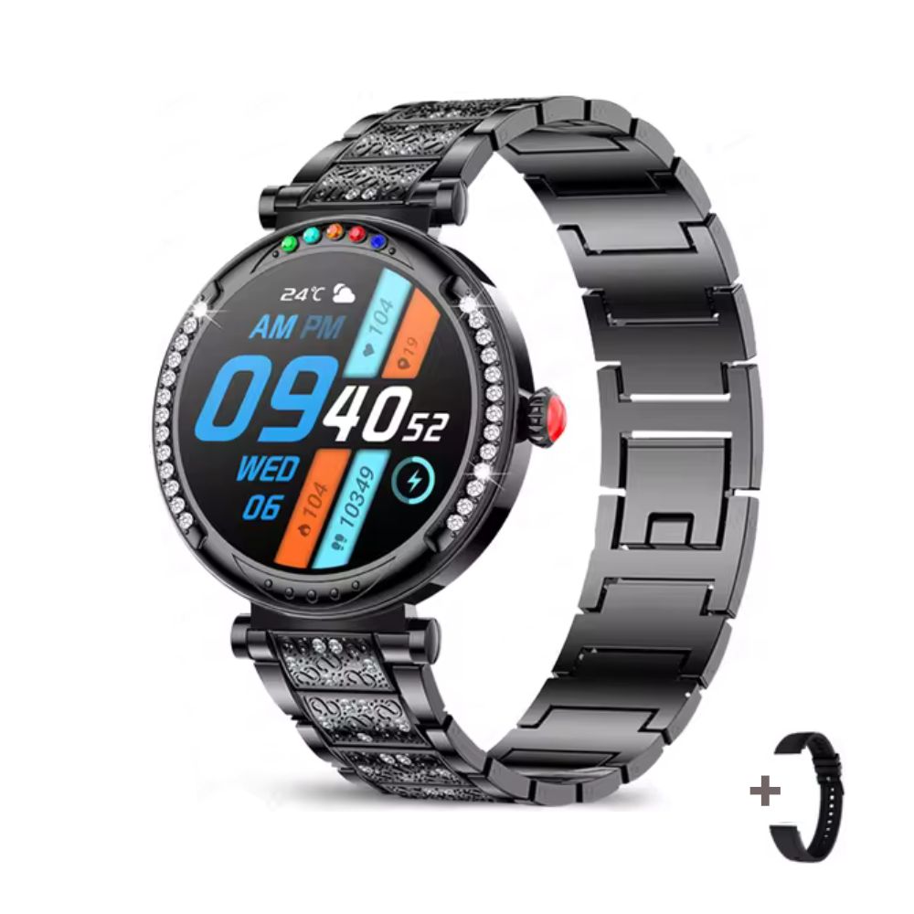 Women's Smartwatch with Color Display | Heart Rate Monitoring, Bluetooth Calls, Waterproof