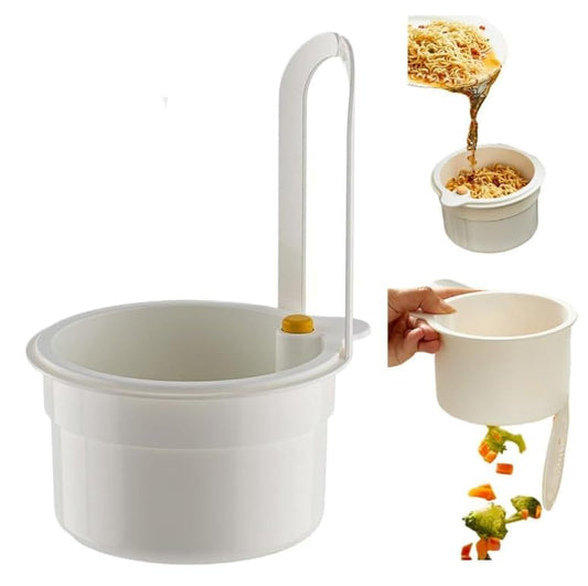 Mciluyaiio Neues Wasserhahn-Hängesieb, Kunststoff-Abtropfkorb für die Küchenspüle, Obstsieb zum Aufhängen am Wasserhahn, Ablage für Küchenutensilien, feines Netz