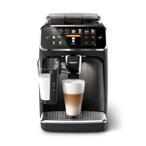 Philips Series 5400 Kaffeevollautomat EP5441/50 | 12 Kaffeespezialitäten, LatteGo Milchsystem, TFT-Touchscreen