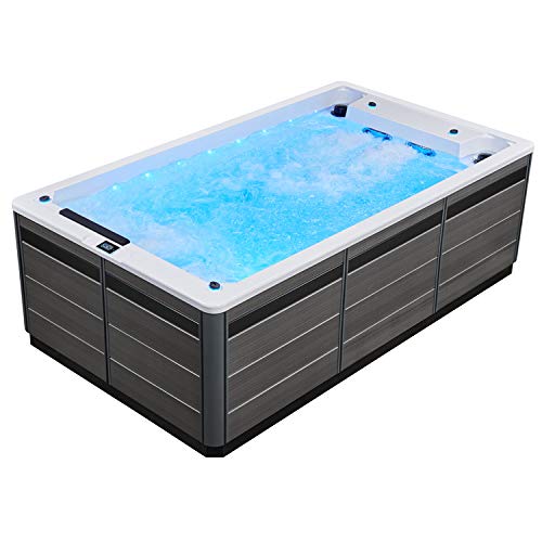 AWT AQART Design-SwimSpa für 4 Personen: Exklusive Whirlpool-Pool-Kombination